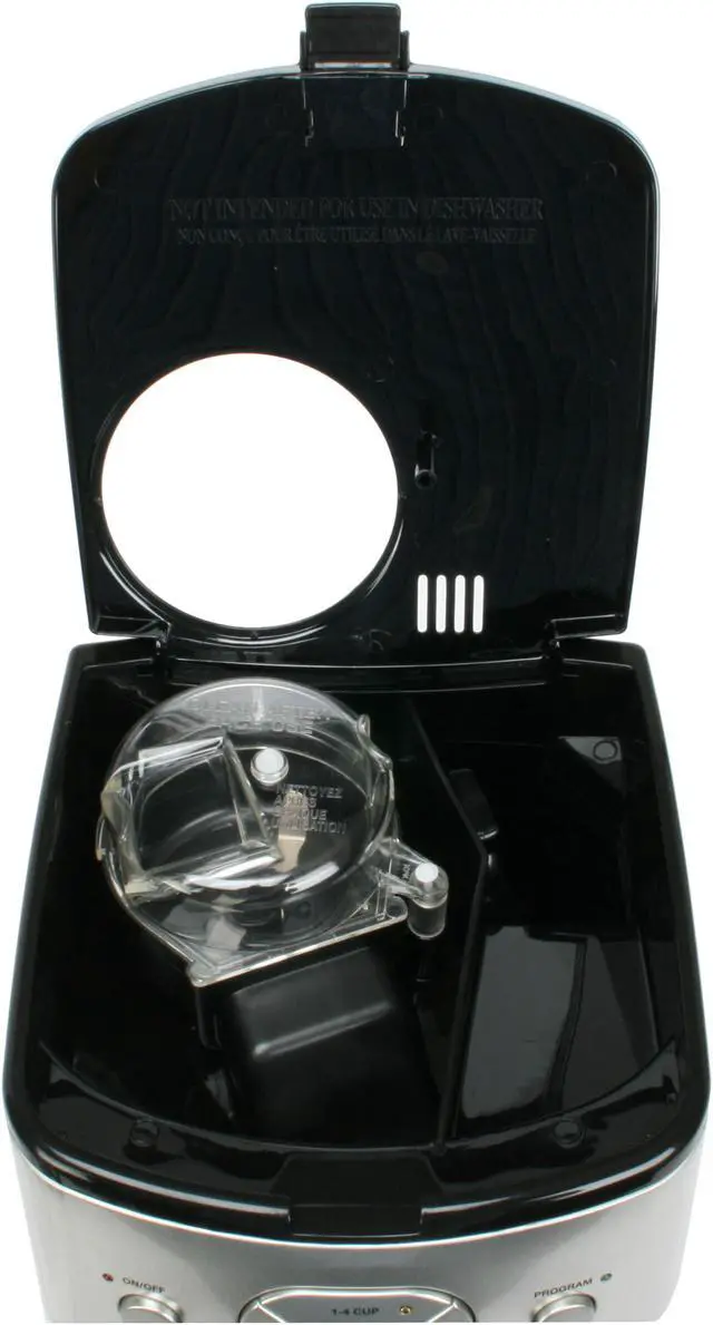 Alt view image 6 of 10 - Cuisinart DGB-650BC Chrome Grind-and-Brew Thermal 10-Cup Automatic Coffeemaker