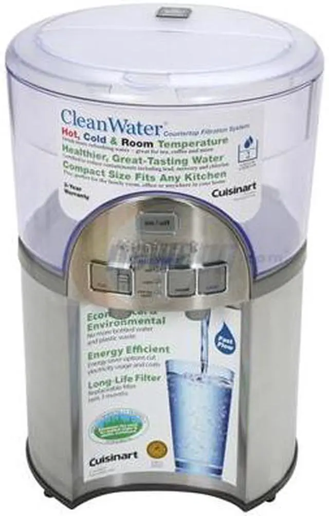 Alt view image 2 of 6 - Cuisinart WCH-1500 CleanWater Countertop Filtration System