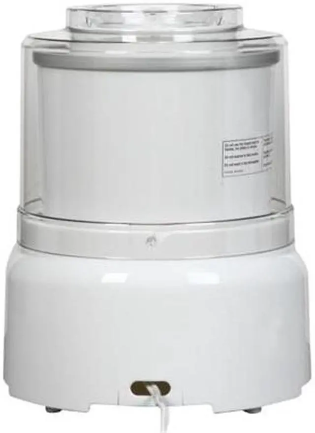 Alt view image 3 of 5 - Cuisinart ICE-21 1.5 Quart Frozen Yogurt-Ice Cream Maker (White)