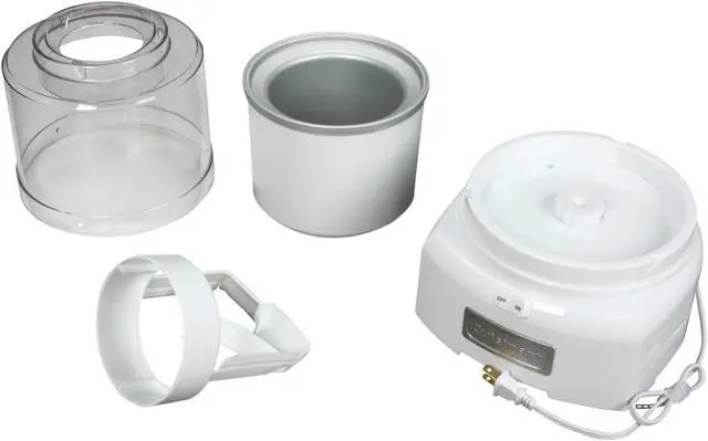 Alt view image 4 of 5 - Cuisinart ICE-21 1.5 Quart Frozen Yogurt-Ice Cream Maker (White)