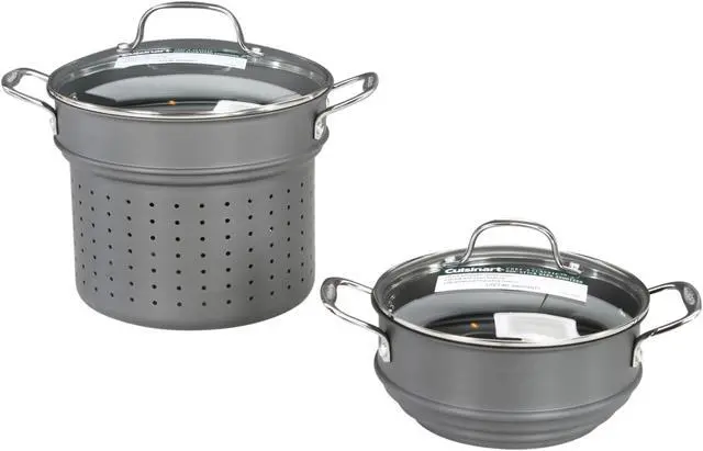 Alt view image 5 of 11 - Cuisinart 66-17 Chef's Classic 17-Piece Cookware Set Nonstick Hard-Anodized