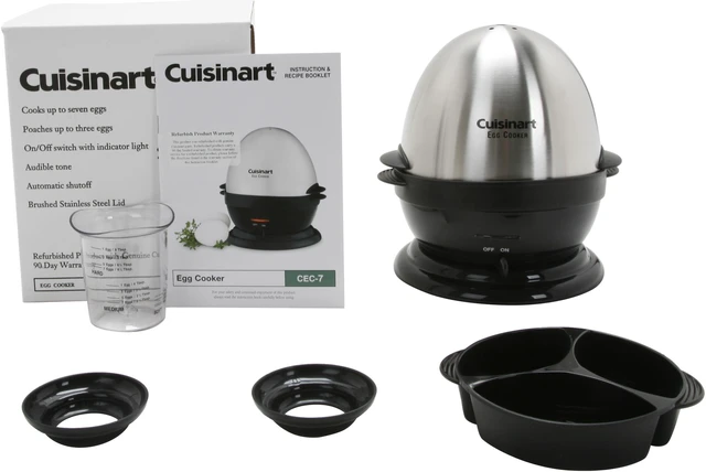 Refurbished: Cuisinart CEC-7FR Silver Egg Cooker - Newegg.com