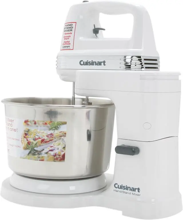 Alt view image 2 of 8 - Cuisinart HSM-70FR Power Advantage Hand/Stand Mixer White