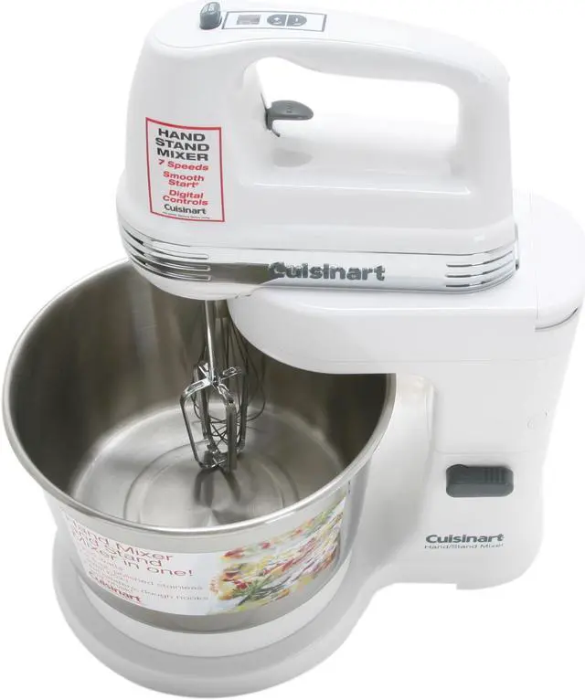 Alt view image 5 of 8 - Cuisinart HSM-70FR Power Advantage Hand/Stand Mixer White