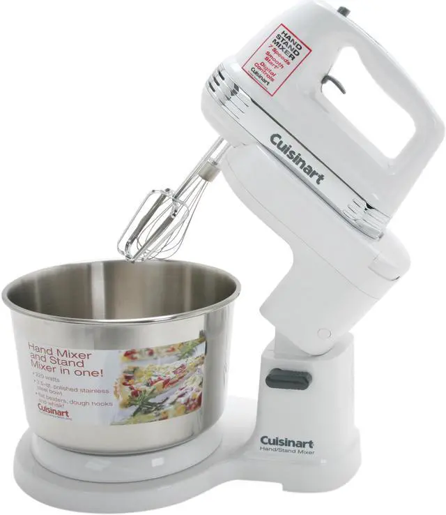 Alt view image 6 of 8 - Cuisinart HSM-70FR Power Advantage Hand/Stand Mixer White
