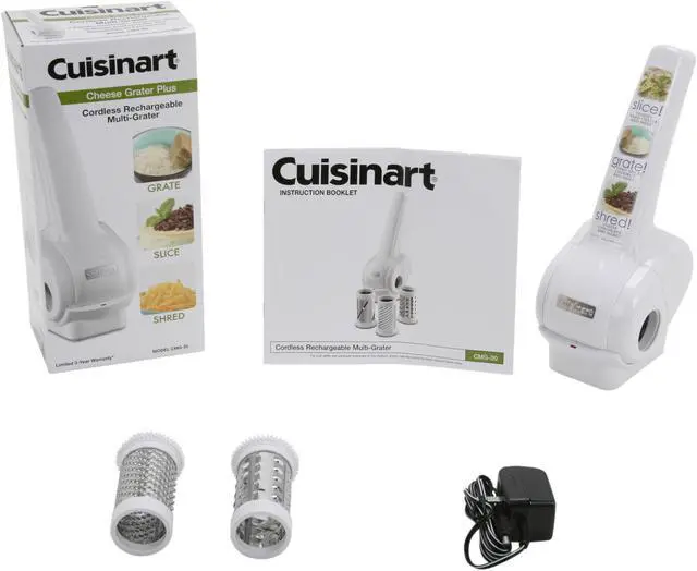 Alt view image 6 of 6 - Cuisinart CMG-20 Cordless Rechargeable Multi-Grater