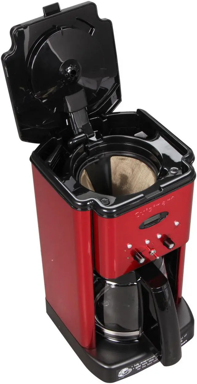 Alt view image 6 of 7 - Cuisinart DCC-1200MR Red Brew Central 12-Cup Programmable Coffeemaker