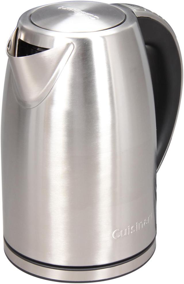  Cuisinart PerfecTemp 1.7-Liter 1500-Watt Stainless Steel  Cordless Programmable Kettle with Six Presets, Stay-Cool Handle, and  360-Degree Swivel Power Base With LED display: Home & Kitchen