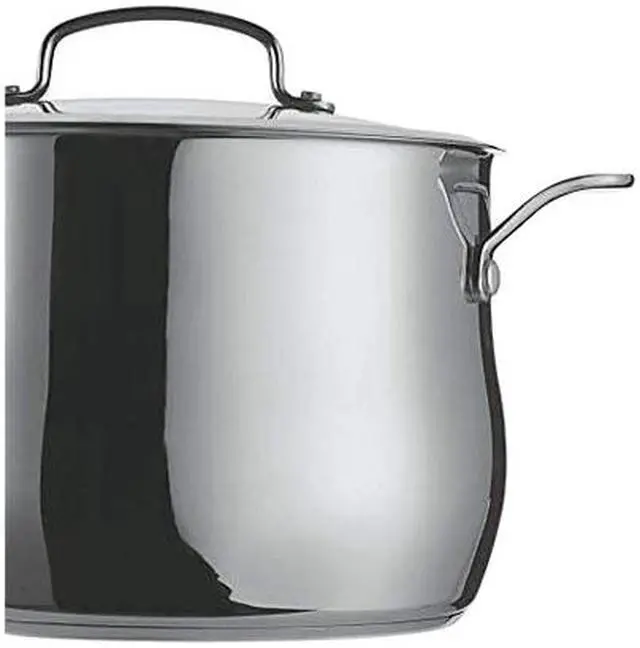 Alt view image 4 of 5 - Cuisinart Contour Stainless Steel 13-pc Cookware Set 44-13