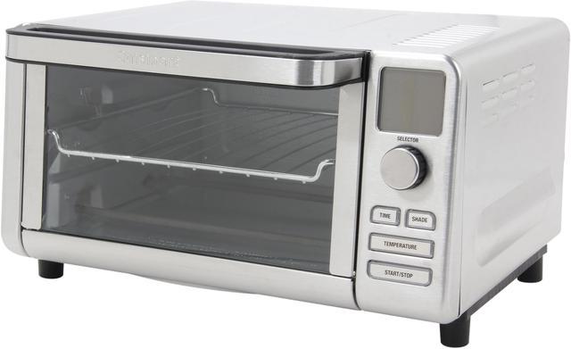 Cuisinart TOB-100 Digital Compact Toaster Oven Broiler (Silver) 