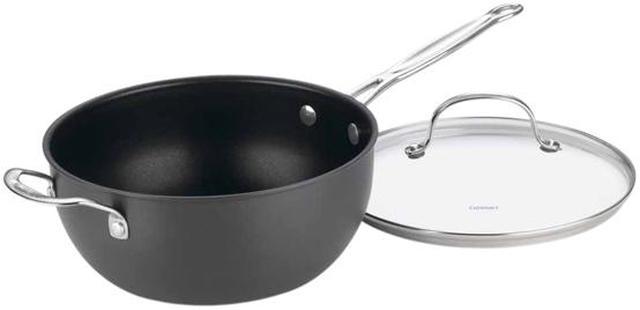 Cuisinart Chef's Classic Nonstick 1-Quart Hard-Anodized Saucepan with Cover