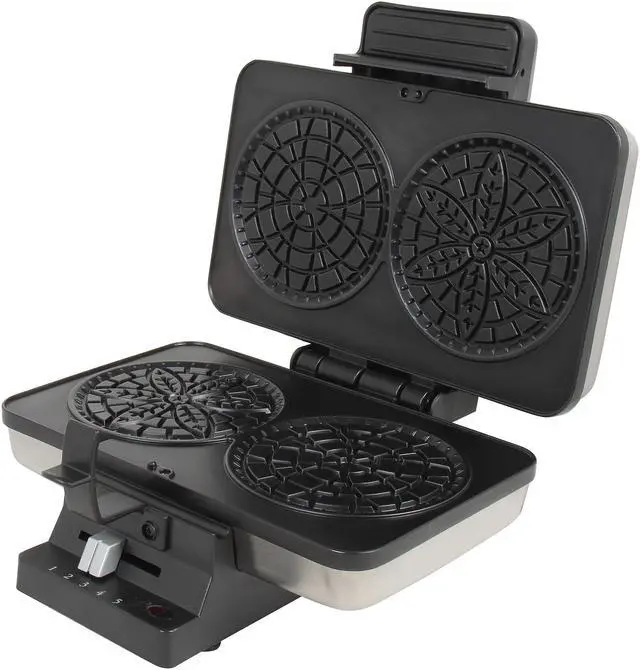 Alt view image 3 of 7 - Cuisinart WM-PZ2 Stainless Steel Pizzelle Press