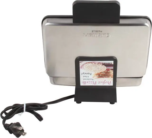 Alt view image 6 of 7 - Cuisinart WM-PZ2 Stainless Steel Pizzelle Press