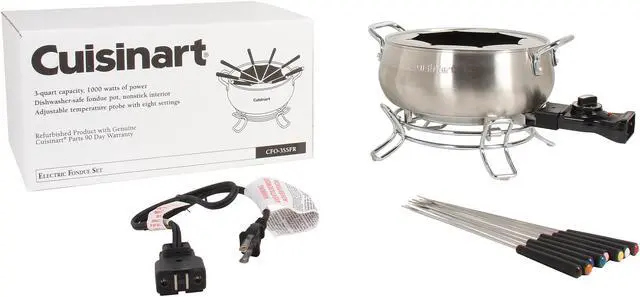 Alt view image 6 of 6 - Cuisinart CFO-3SS Electric Fondue Pot