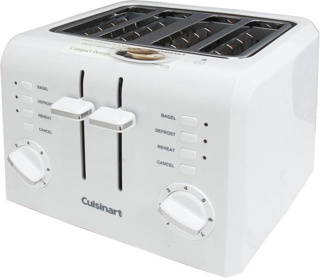 Cuisinart 4-Slice Compact Toaster - White