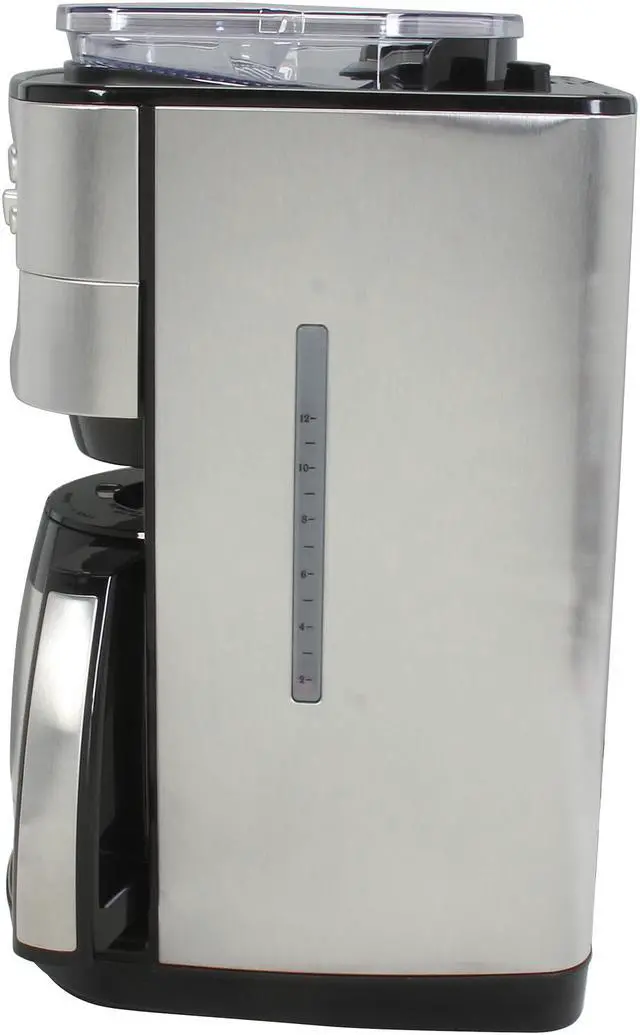 Alt view image 3 of 6 - Cuisinart Programmable Grind & Brew 12-Cup Automatic Coffeemaker, DGB-900BC