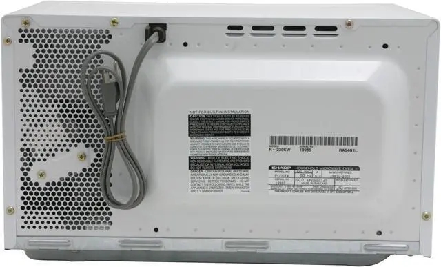 Alt view image 5 of 8 - Sharp 800 Watts Compact Microwave Oven R-230KW White