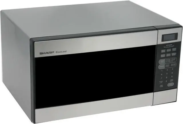 Main image of Sharp 1100 Watts 1.2 cu.ft. Mid Size Microwave Oven R-326FS Stainless Steel