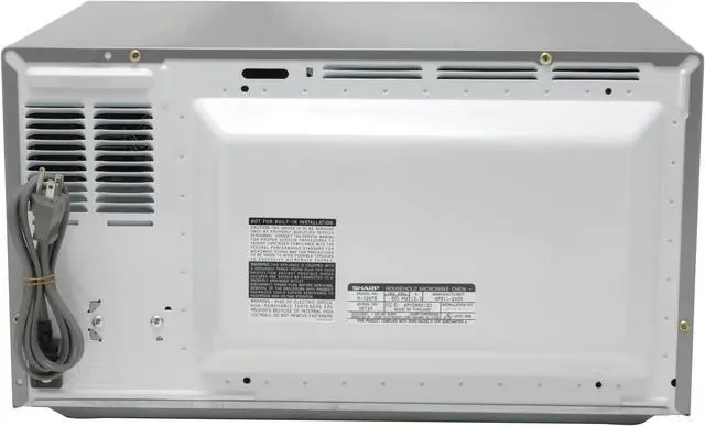 Alt view image 4 of 7 - Sharp 1100 Watts 1.2 cu.ft. Mid Size Microwave Oven R-326FS Stainless Steel