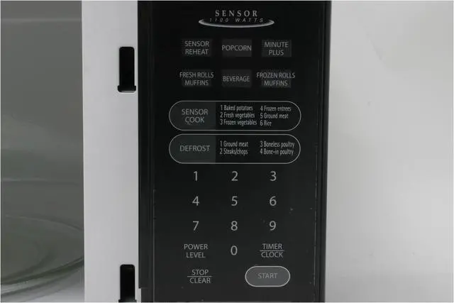 Alt view image 5 of 7 - Sharp 1100 Watts 1.2 cu.ft. Mid Size Microwave Oven R-326FS Stainless Steel