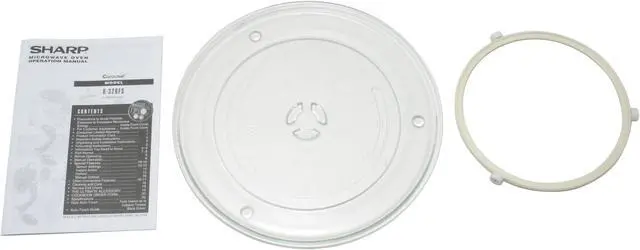 Alt view image 6 of 7 - Sharp 1100 Watts 1.2 cu.ft. Mid Size Microwave Oven R-326FS Stainless Steel
