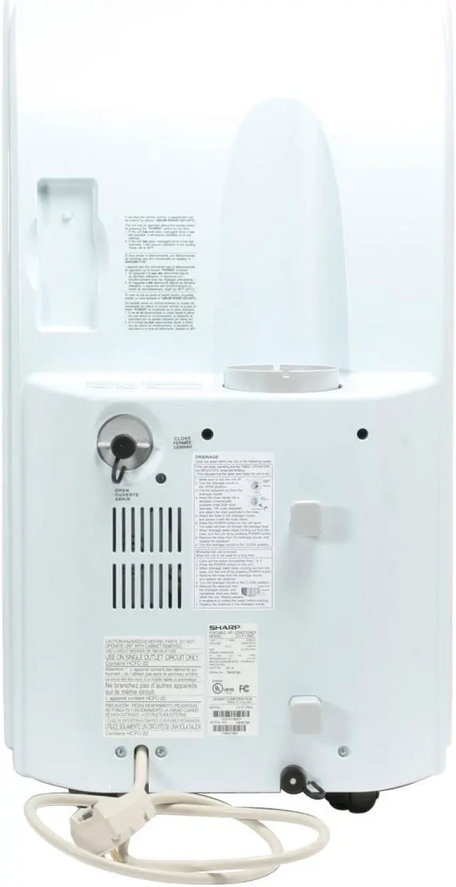 Alt view image 5 of 8 - SHARP CVP12LX 11,500 Cooling Capacity (BTU) Portable Air Conditioner