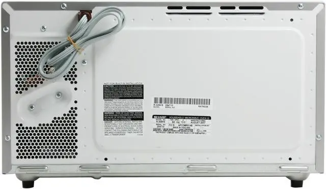 Alt view image 9 of 11 - Sharp 1100 Watts Microwave Ovens R-305KS Stainless Steel