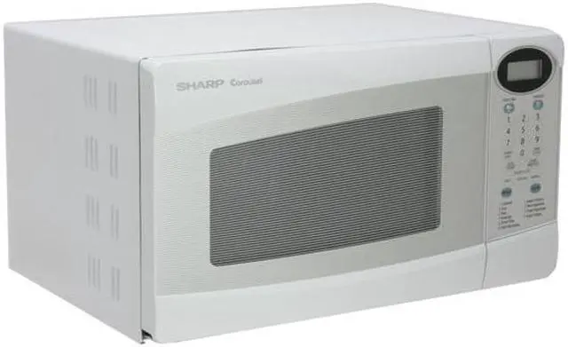 Main image of Sharp 800 Watts Compact Microwave Oven R230KW White