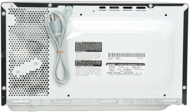 Alt view image 7 of 10 - Sharp 800 Watts Compact Microwave Oven R230KK Black