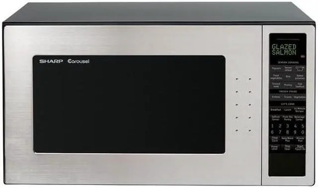 Main image of Sharp R-530EST 2.0 cu. ft. 1200W Full-Size Countertop Microwave