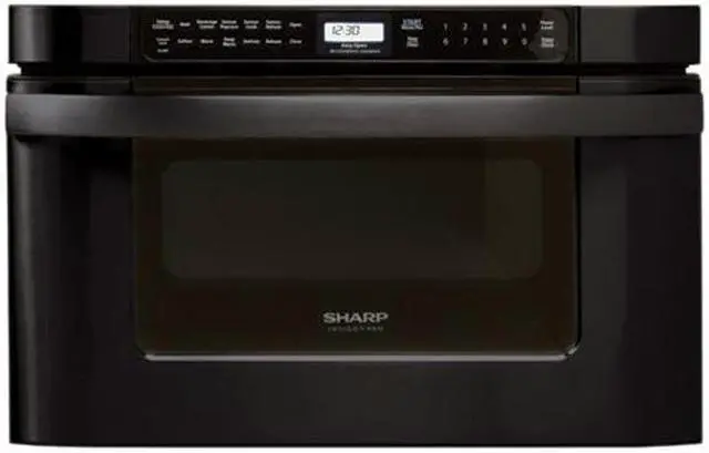 Main image of Sharp 1000 Watts 24 Inch Microwave Drawer KB-6524PK Sensor Cook Black