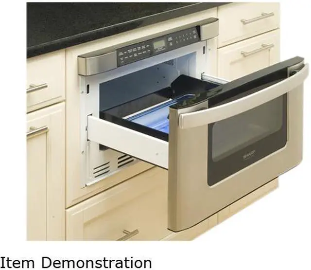 Alt view image 2 of 2 - Sharp 1000 Watts 24 Inch Microwave Drawer KB-6524PS Sensor Cook Stainless Steel