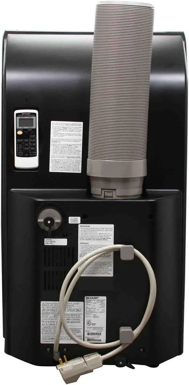 Alt view image 4 of 6 - SHARP CV-10NH 10,000 Cooling Capacity (BTU) Portable Air Conditioner