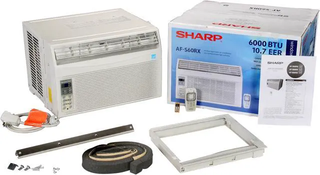 Alt view image 6 of 6 - SHARP AF-S60RX 6,000 Cooling Capacity (BTU) Window Air Conditioner