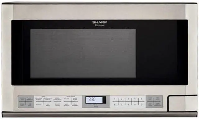 Main image of Sharp R-1214 1.5 cu. ft. 1100W Sensor Over-The-Counter Microwave