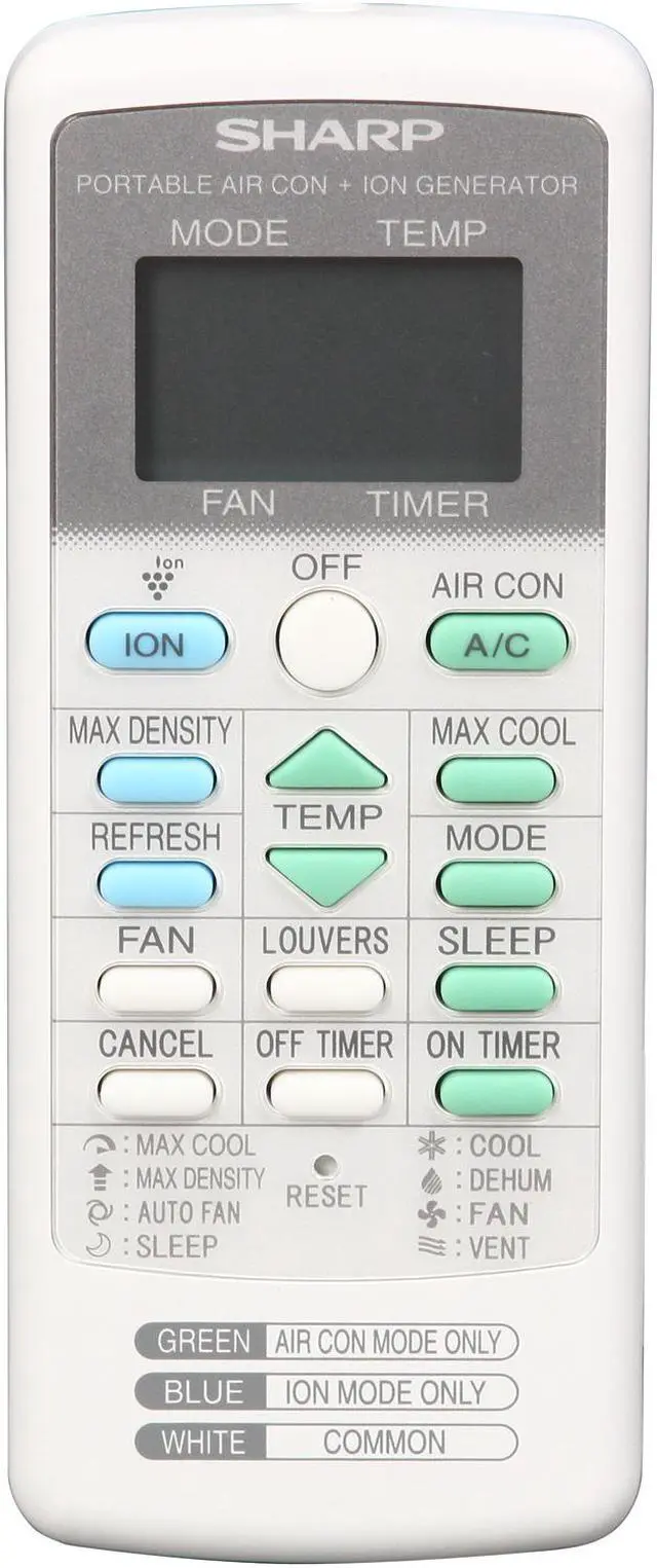 Alt view image 6 of 7 - SHARP CV-2P10SX 10,500 Cooling Capacity (BTU) Portable Air Conditioner with Remote Control