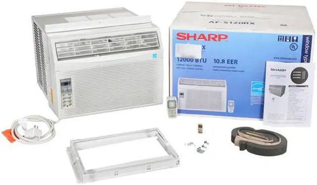 Alt view image 6 of 6 - SHARP AF-S120RX 12,000 Cooling Capacity (BTU) Window Air Conditioner