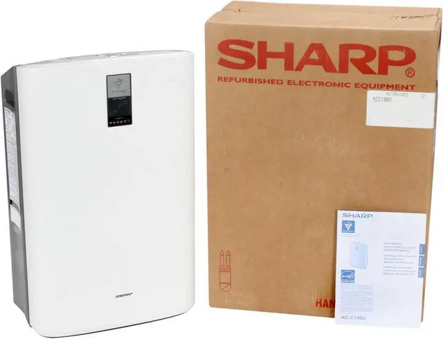Alt view image 6 of 6 - SHARP KC-C100U Air Purifier