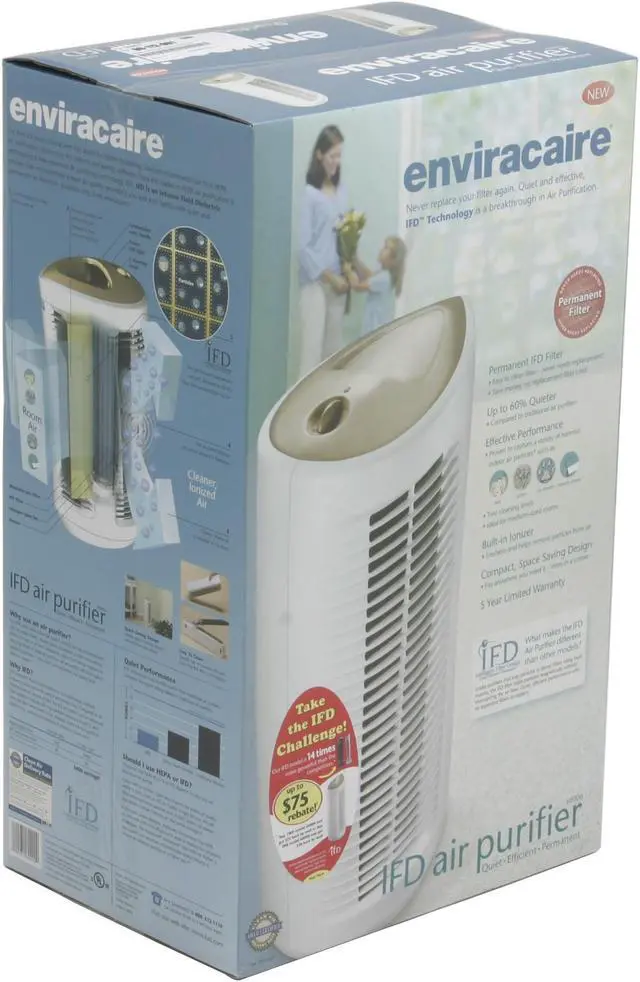 Alt view image 8 of 8 - enviracaire 60000 Tower Air Purifier