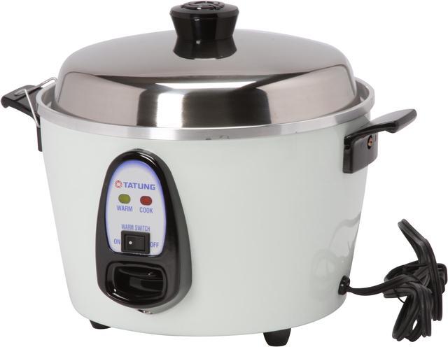 Tatung Electric Rice Cooker and Steamer (6-cup Stainless Steel