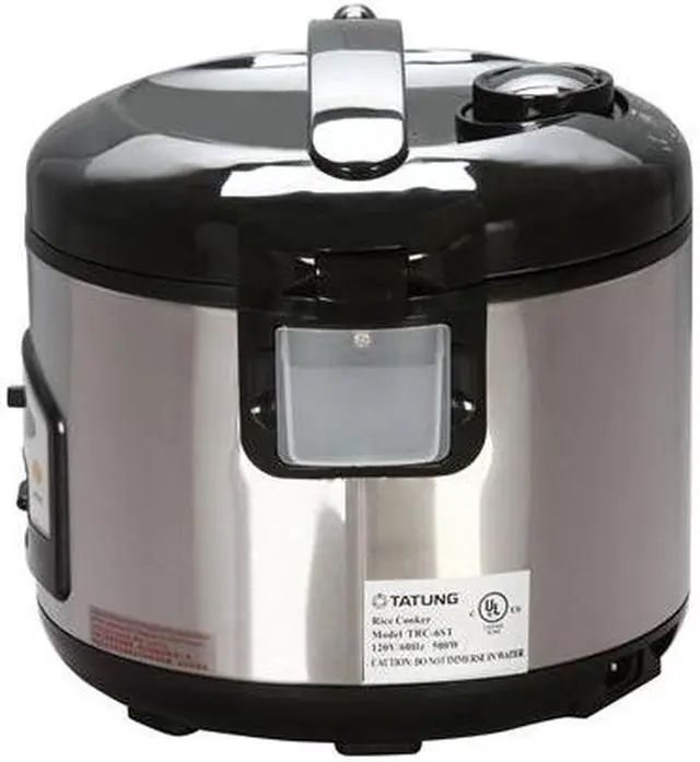 Alt view image 2 of 8 - TATUNG TRC-6ST Stainless Steel Direct Heat Rice Cooker
