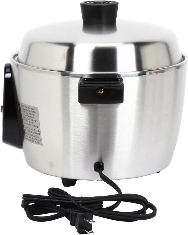 Alt view image 3 of 7 - Tatung Stainless Steel Multi-Functional Rice Cooker and Steamer 6-cup Uncooked / 12-cup Cooked TAC-06KN(UL)