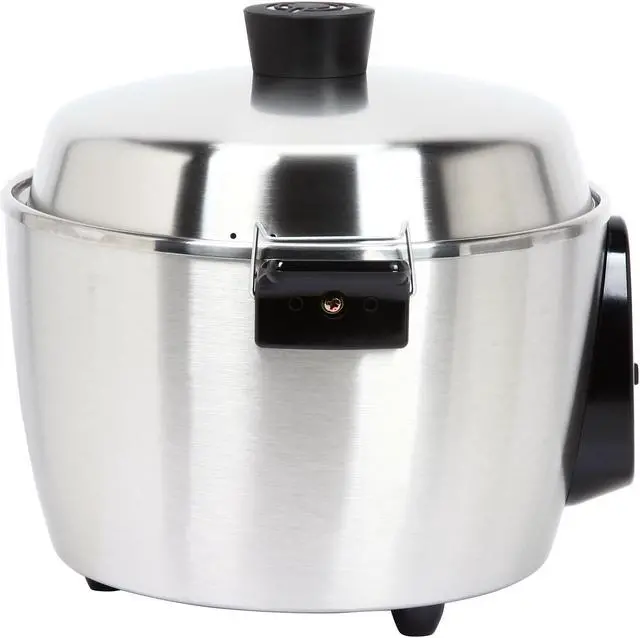 Alt view image 5 of 7 - Tatung Stainless Steel Multi-Functional Rice Cooker and Steamer 6-cup Uncooked / 12-cup Cooked TAC-06KN(UL)