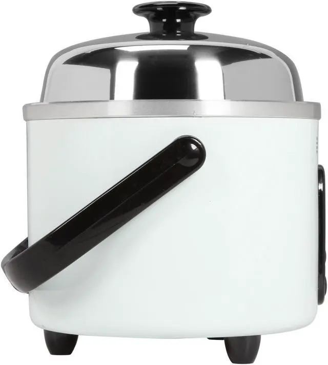 Alt view image 3 of 6 - TATUNG Indirect Multi-Functional Mini Rice Cooker, Steamer and Warmer, White, 3-Cup uncooked/ 6-Cup cooked, TAC-3A(SF)