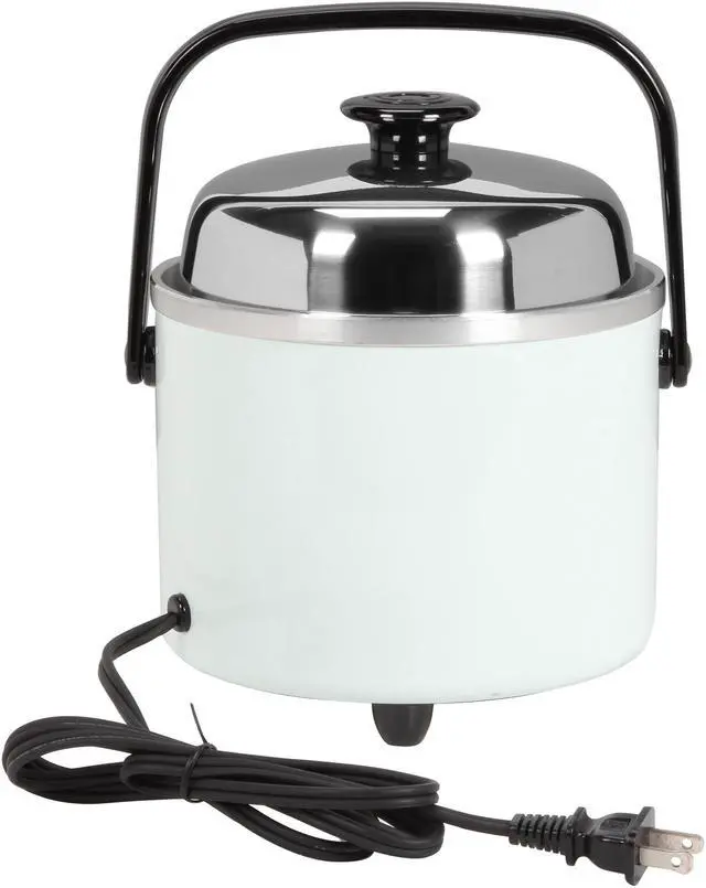 Alt view image 4 of 6 - TATUNG Indirect Multi-Functional Mini Rice Cooker, Steamer and Warmer, White, 3-Cup uncooked/ 6-Cup cooked, TAC-3A(SF)