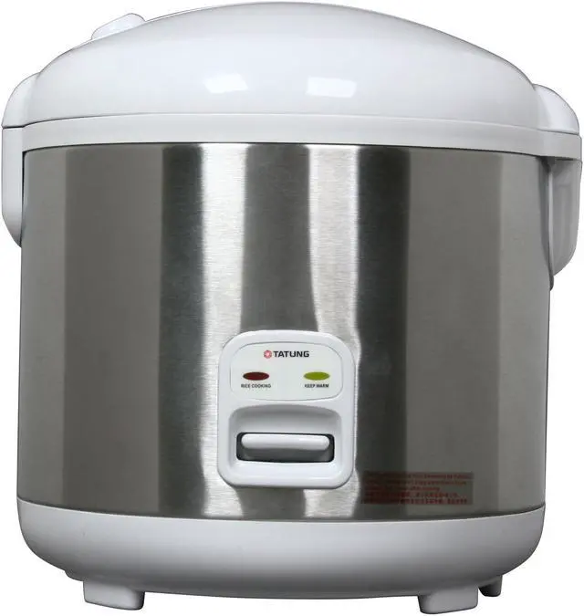 Main image of TATUNG TRC-10UDW White/Stainless Direct Heat Rice Cooker