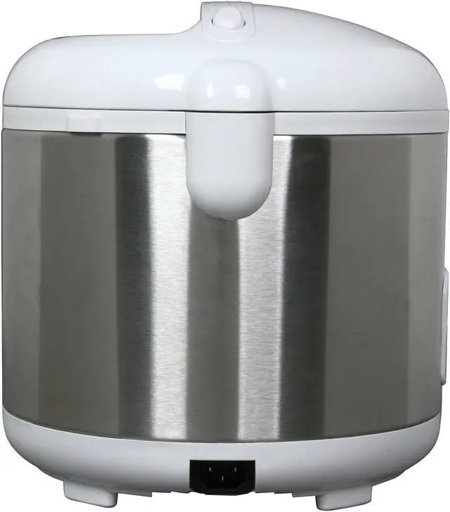 Alt view image 3 of 6 - TATUNG TRC-10UDW White/Stainless Direct Heat Rice Cooker