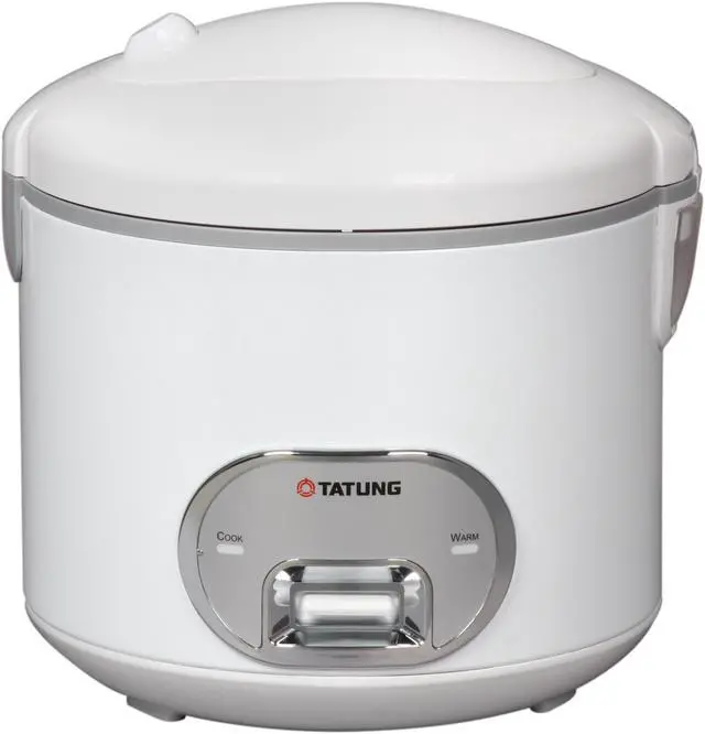 Alt view image 2 of 8 - TATUNG TRC-10UM White/Stainless Direct Heat Rice Cooker