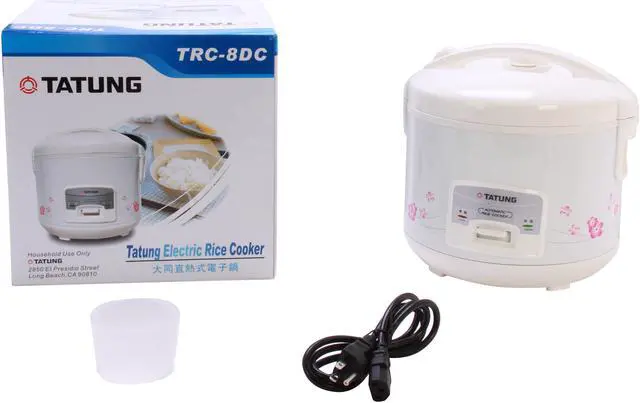Alt view image 7 of 7 - TATUNG TRC-8DC Direct Heat 8 Cups (Uncooked) Electric Rice Cooker