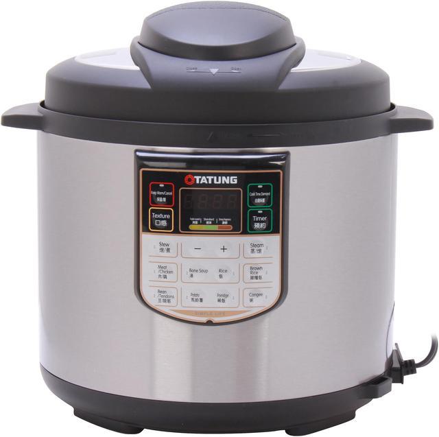 Tatung TPC-5LB 5 Qt 10-in-1 Multifunction Electric Pressure Cooker - Stainless  Steel - Bed Bath & Beyond - 18542555